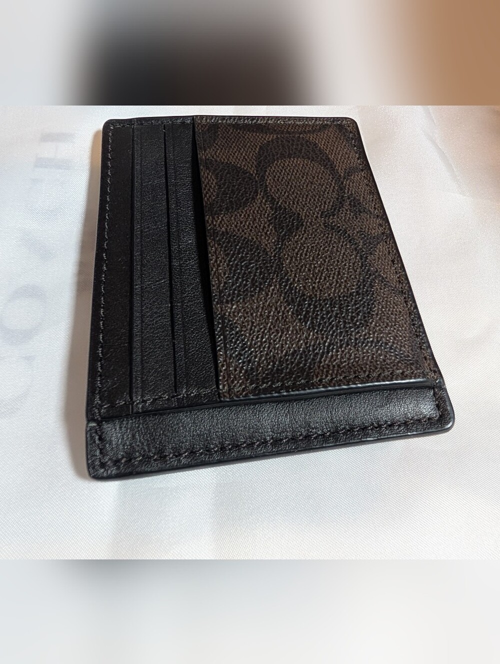 Coach Card Case In Signature Canvas - Picture 6 of 8